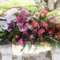 Sympathy Floral Casket Saddle Spray